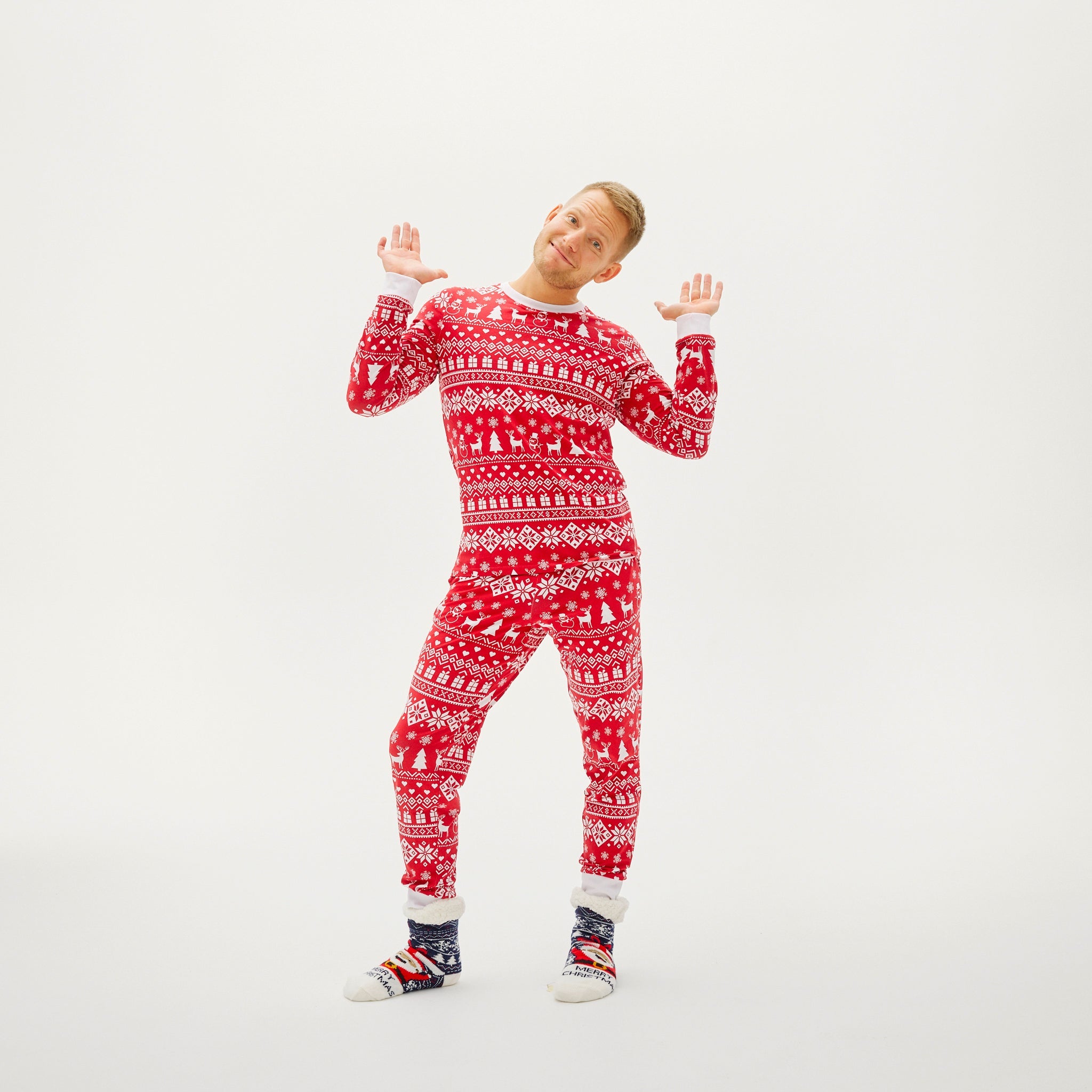 The Peaceful Pigiama Bordeaux - Uomo.